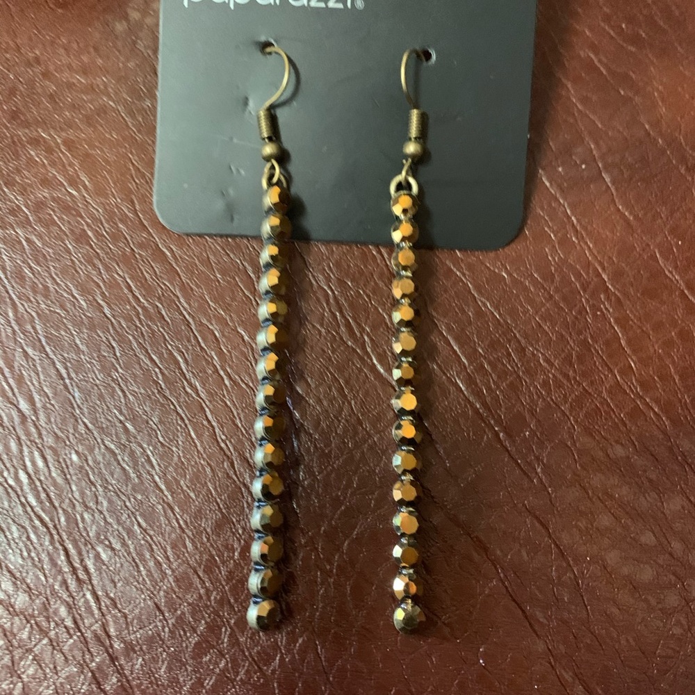 Brass earrings